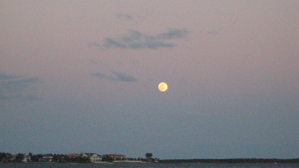 Moon Over Montague Beach
